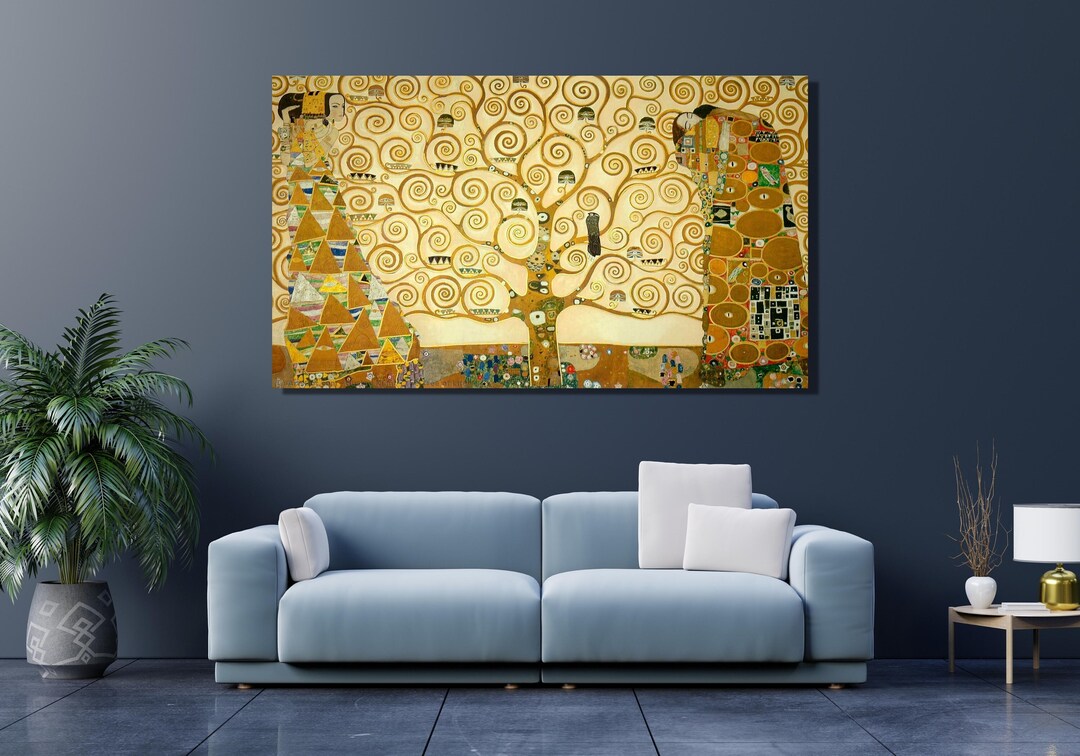 Gustav Klimt the Tree of Life Canvas Wall Art Tree Life Art, Gustav ...