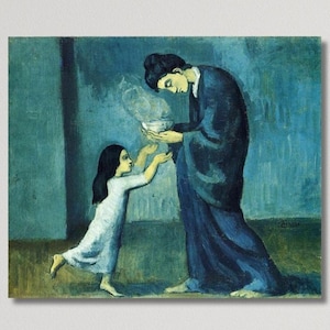 Pablo Picasso Canvas Wall Art Gallery Wrapped or Framed Giclee Poster Print, Pablo Picasso Canvas Desing Art