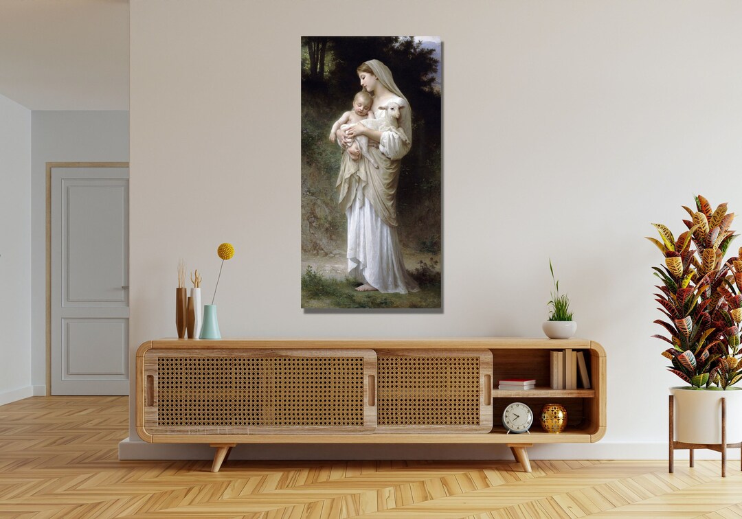 William-adolphe Bouguereau : Innocence (1893) Canvas Gallery Wrapped or ...