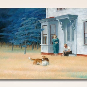Edward Hopper Reproduction Canvas Wall Art Print,Modern Wall Art,Hopper Wall Art,Edward Hopper Print,Edward Hopper Museum Painting