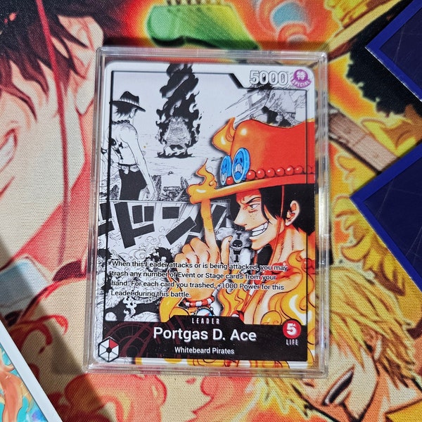 One Piece Card Game Custom Leader Etsy
