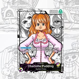 OP08 Pudding Custom Leader One Piece TCG