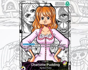 OP08 Pudding Custom Leader One Piece TCG