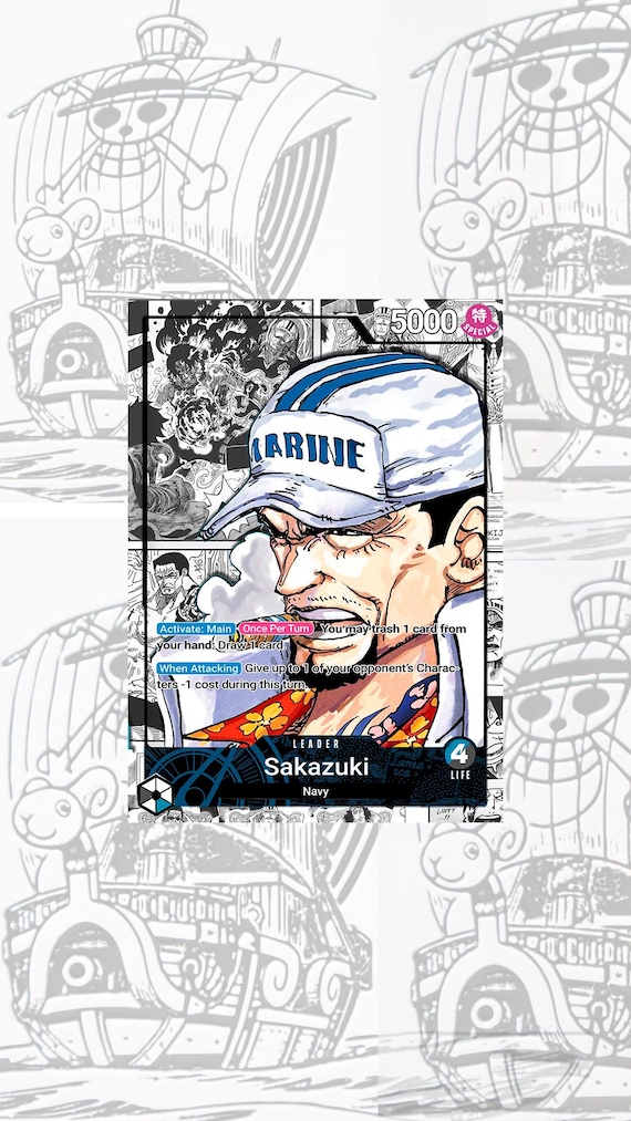 sakazuki one piece tcg deck - Card Game Things are heating up with