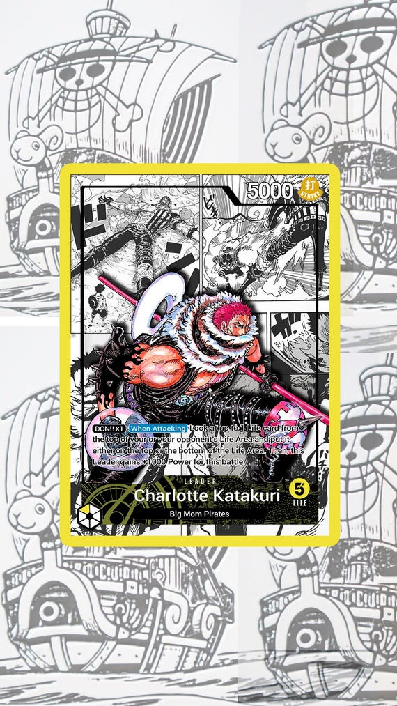OP03 Custom Leader One Piece TCG - Etsy