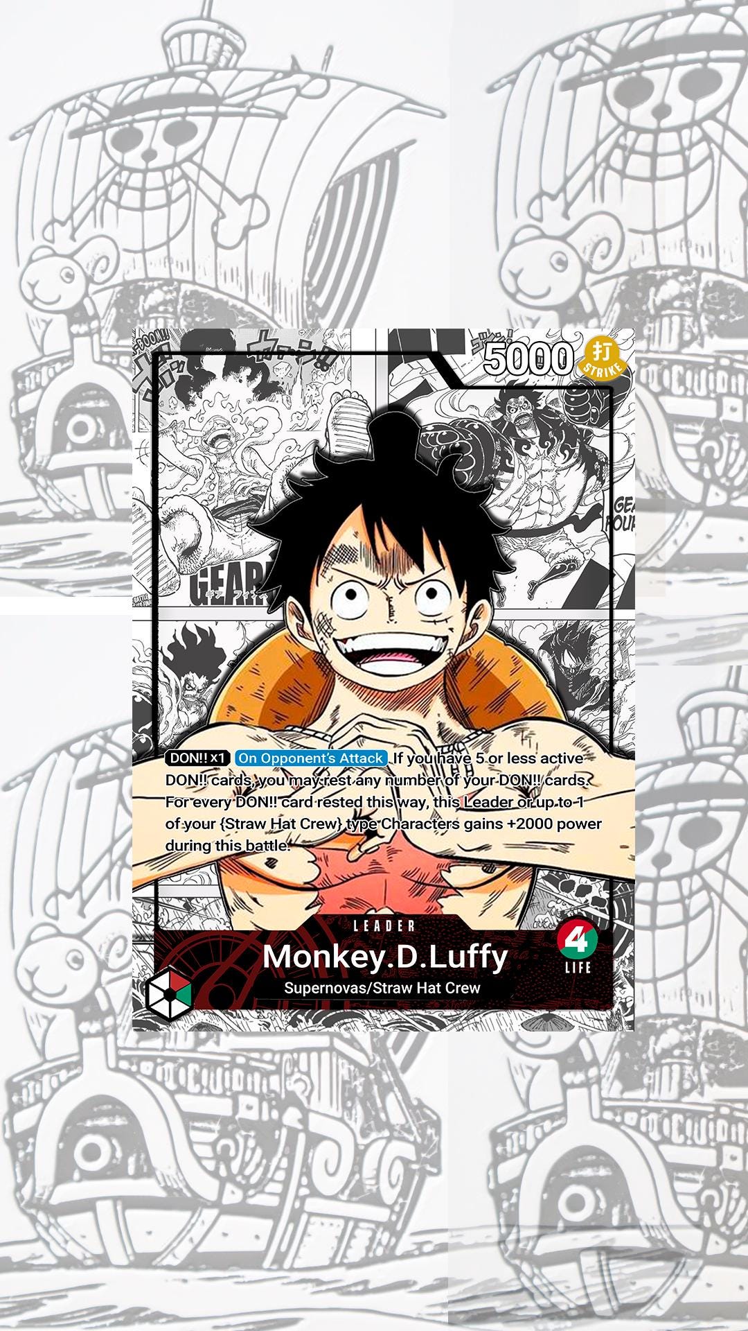 ONE PIECE ワンピース 　クルー証明書 　トラファルガー トラファルガー・ロー【L】《多色》 OP10-022 販売ページ｜ワンピース