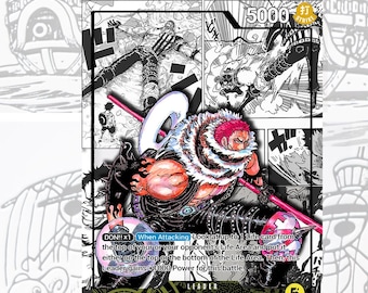 OP03 Yellow Katakuri Custom Leader One Piece TCG