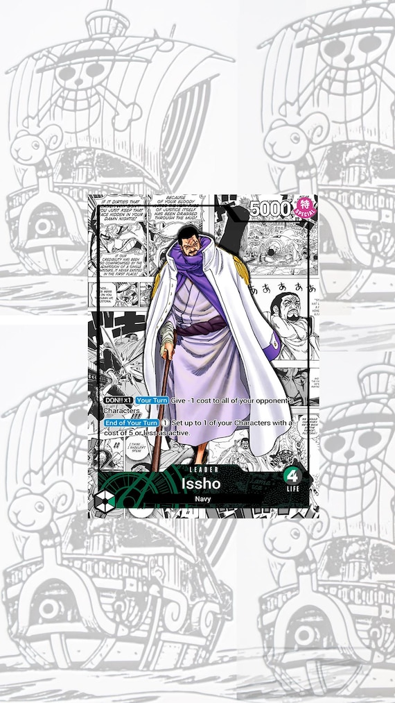 OP04 Issho Custom Leader One Piece TCG - Etsy