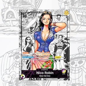 OP09 Nico Robin Custom Leader One Piece TCG