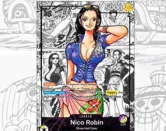 OP09 Nico Robin Custom Leader One Piece TCG