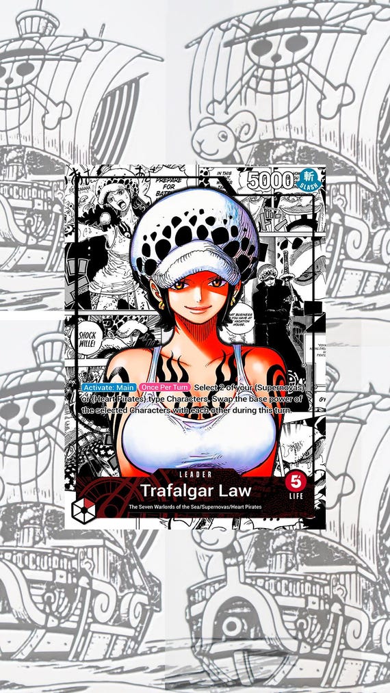 OP14 トラファルガー・ロー V.2 カスタムリーダー ワンピースTCG