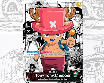 OP08 Chopper Custom Leader One Piece TCG - Etsy