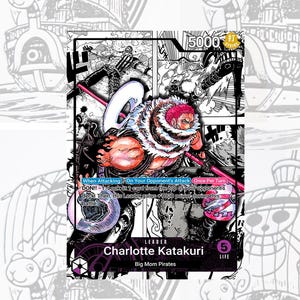 OP11 Katakuri Purple Custom Leader One Piece TCG