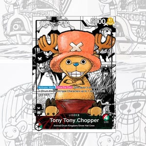 OP08 Chopper Custom Leader One Piece TCG