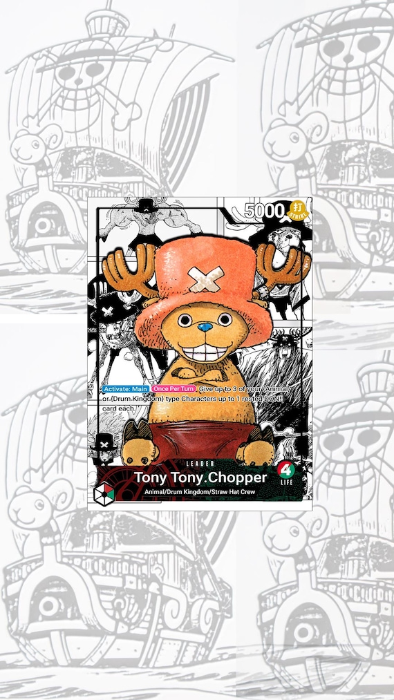 OP08 Chopper Custom Leader One Piece TCG - Etsy
