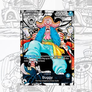 OP09 Buggy  Custom Leader One Piece TCG