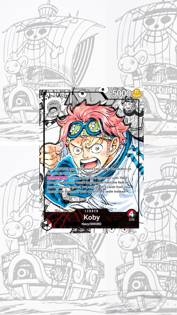 OP11 Koby Custom Leader One Piece TCG - Etsy