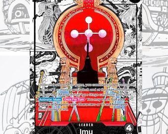 OP13 IMU Custom Leader One Piece TCG - Etsy
