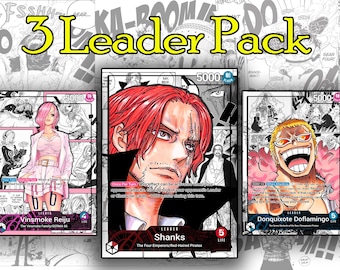 3 Leader OPTCG Custom Pack!