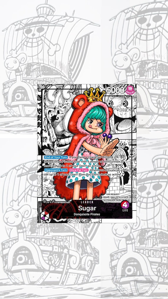 OP10 Sugar Custom Leader One Piece TCG - Etsy