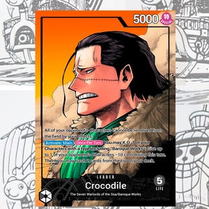 OP14 Crocodile V.2 Custom Leader One Piece TCG