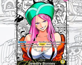 OP13 Yellow Bonney Custom Leader One Piece TCG