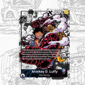 OP11 Luffy BP Gear4 Custom Leader One Piece TCG