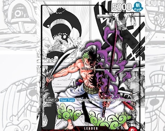 OP01 Zoro Leader One Piece TCG - Etsy
