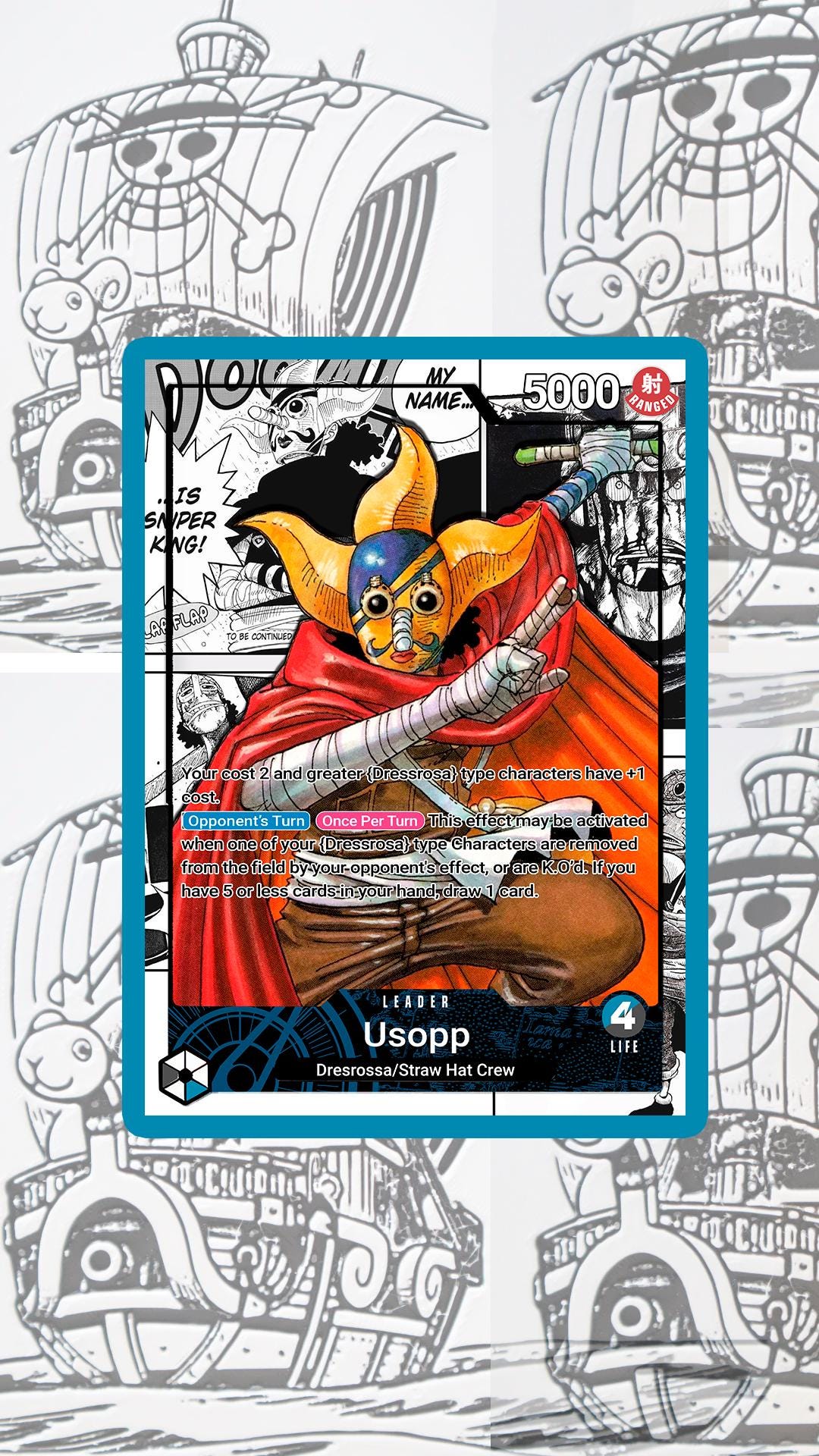 one piece tcg op 10 card list price One Piece Trading Card Game Carrying On His Will Leader Sabo OP13-004 main image 1