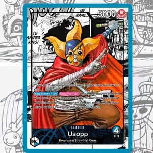 OP10 Benutzerdefinierter Anführer One Piece TCG