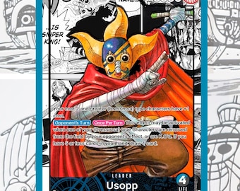 ワンピース プロキシカード ホログラム - ウソップ リーダー OP10-042