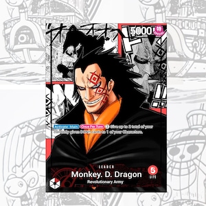 OP07 Monkey D. Dragon Custom Leader One Piece TCG
