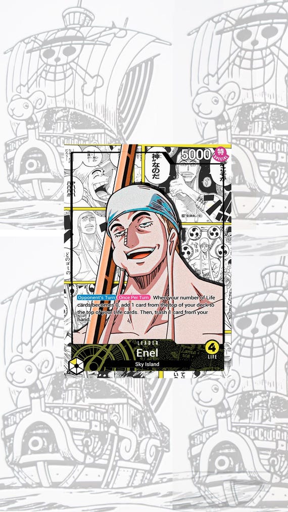 one piece card game enel GAME/[OP-05] Awakening of the New Era]Enel OP05-100 Foil | Buy from TCG Republic 100 CGC Authenticated Pristine 10 Card to your vault OP10-025 Enel : Rare English