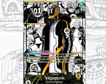 OP07 Dr. Vegapunk (shaka) Custom Leader One Piece TCG - Etsy