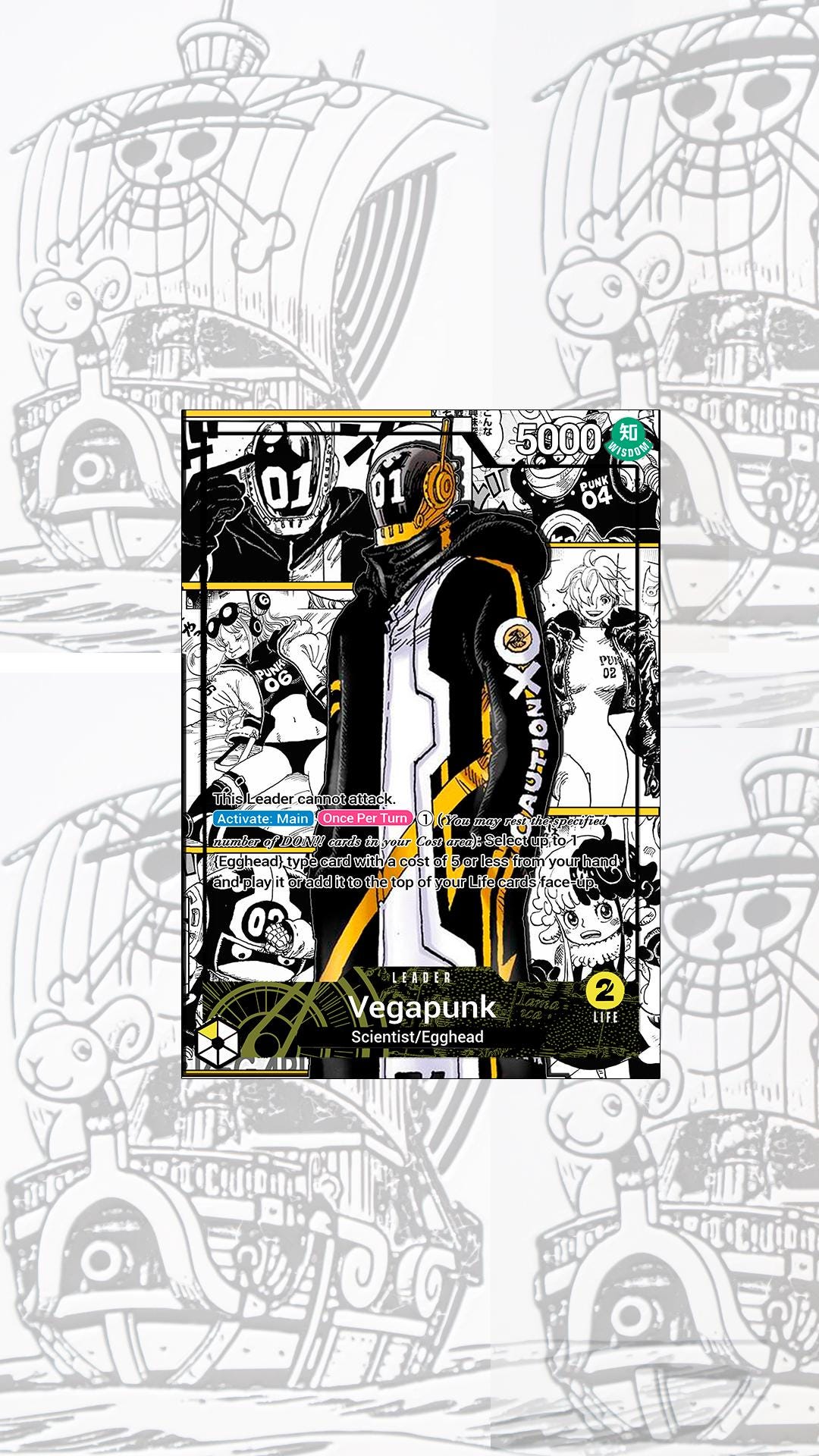 OP07 Dr. Vegapunk (shaka) Custom Leader One Piece TCG - Etsy