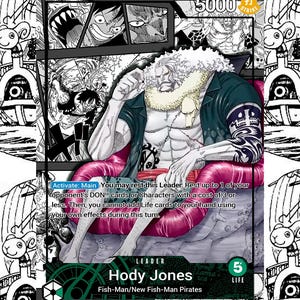 OP06 Hody Jones Custom Leader One Piece TCG