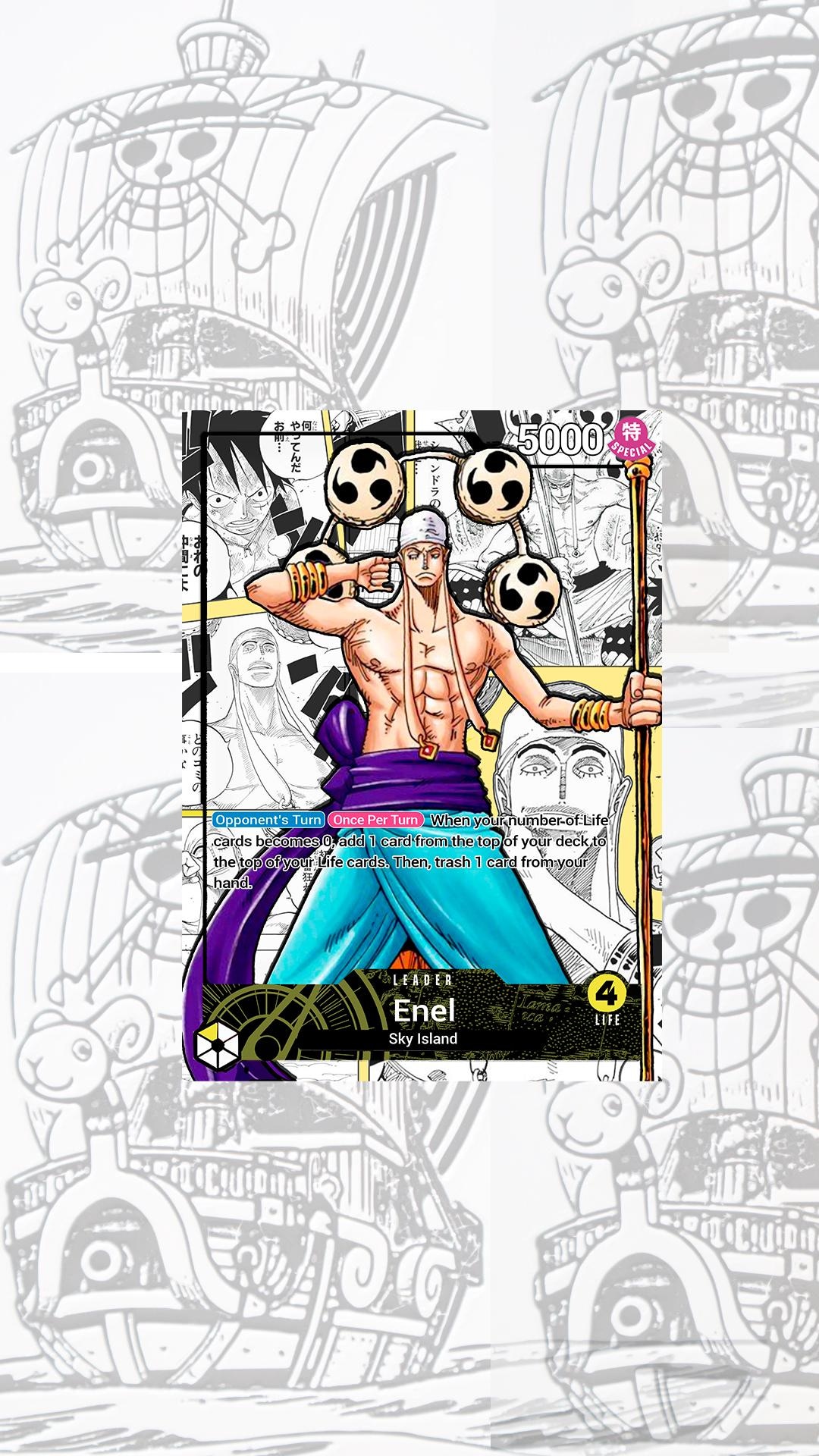 OP05 Enel Custom Leader One Piece TCG - Etsy