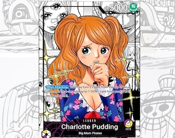 OP08 Pudding Custom Leader One Piece TCG