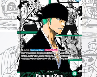 OP12 Zoro V2 Custom Leader One Piece TCG