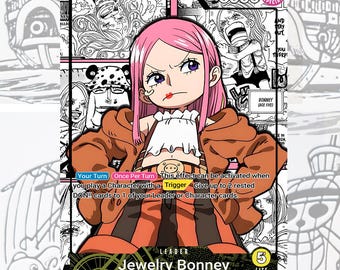 OP13 Yellow (Kid) Bonney Custom Leader One Piece TCG