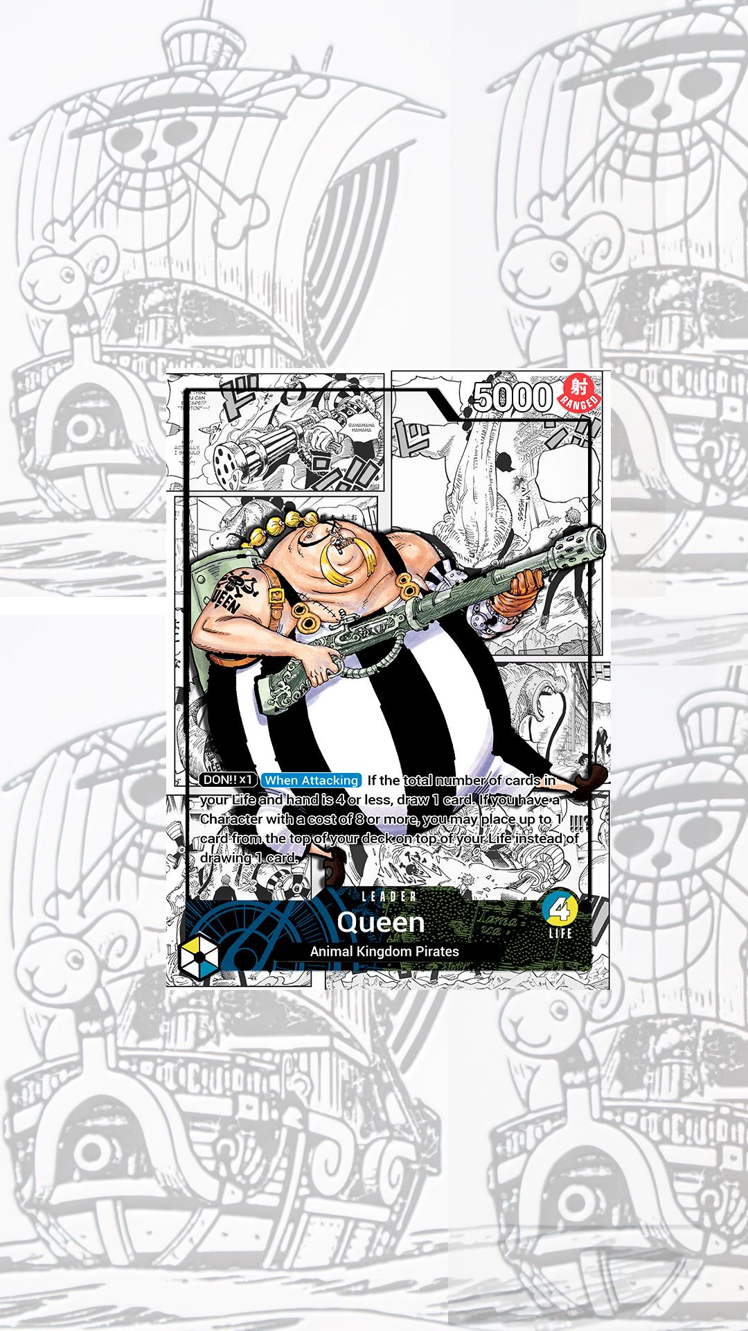 OP04 Queen Custom Leader One Piece TCG - Etsy