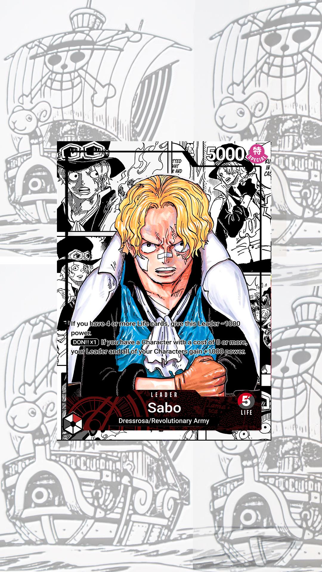 OP13 RB Sabo Custom Leader One Piece TCG - Etsy