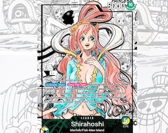 ワンピース TCG スリーブ：しらほしリーダースリーブ x60枚 - Etsy 日本