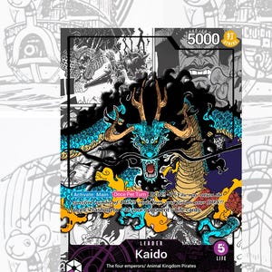 OP01 Purple Kaido Custom Leader One Piece TCG
