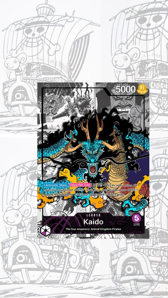 one piece tcg kaido deck P-005 9000 Subtype(s) Kaido [Championship 2023 3rd Place]