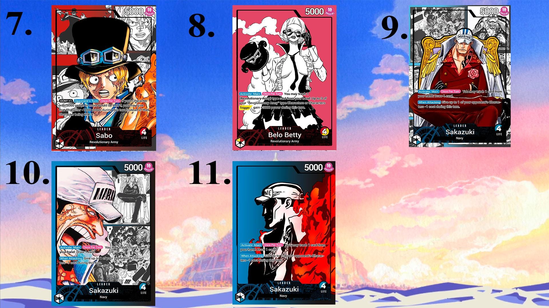 OP05 Custom Leader One Piece TCG - Etsy