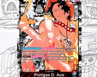 OP13 Ace V2 Custom Leader One Piece TCG