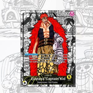 OP10 Yellow Kid Custom Leader One Piece TCG