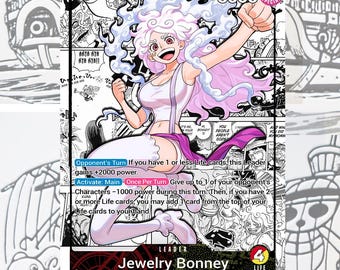 EB04 Jewelry Bonney RY  Custom Leader One Piece TCG