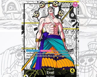 エネル - ワンピース TCG カスタム オルタネイト アート リーダー